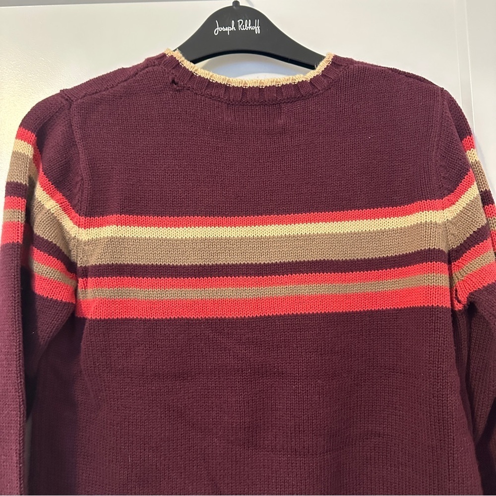 Vintage Esprit Maroon Knit Crewneck Pullover Sweater Size Small Women’s - Picture 7 of 11